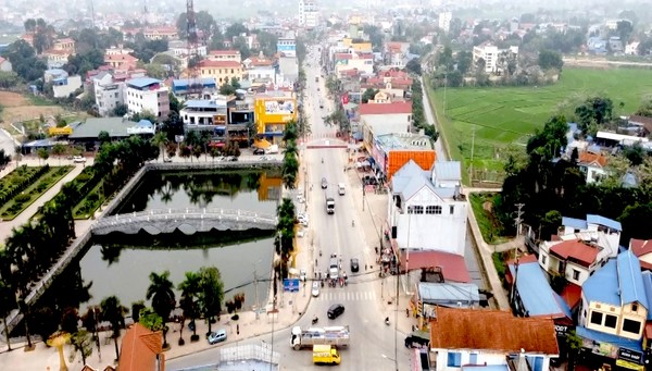 푸옌읍에서 '시'로 승격한 푸옌시 내 한 지역한 모습/출처=타이응웬성 지방지)