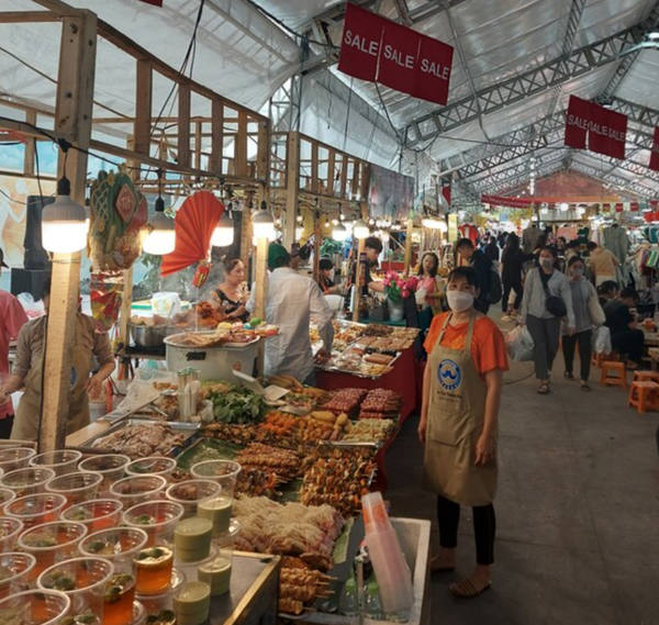 호치민의 1군에 위치한 로컬 시장 풍경 [베트남코리아타임즈]