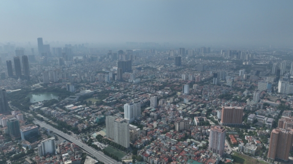 Một góc quận Cầu Giấy, nơi có 2 tòa hạng A mới gia nhập thị trường quý II là VinaComin Tower và Taisei Square. Ảnh: Ngọc Thành