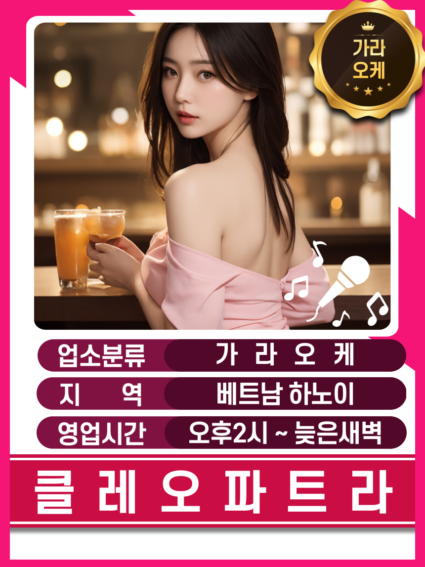 하노이 클레오파트라 가라오케 환경/배경 설명