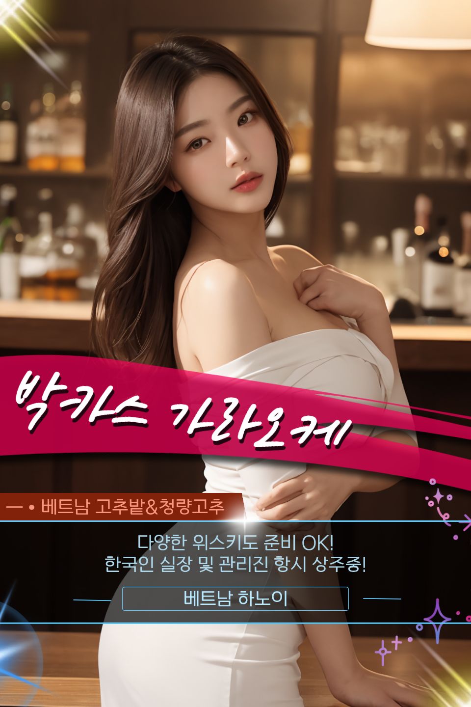 하노이 박카스 가라오케 매장사진