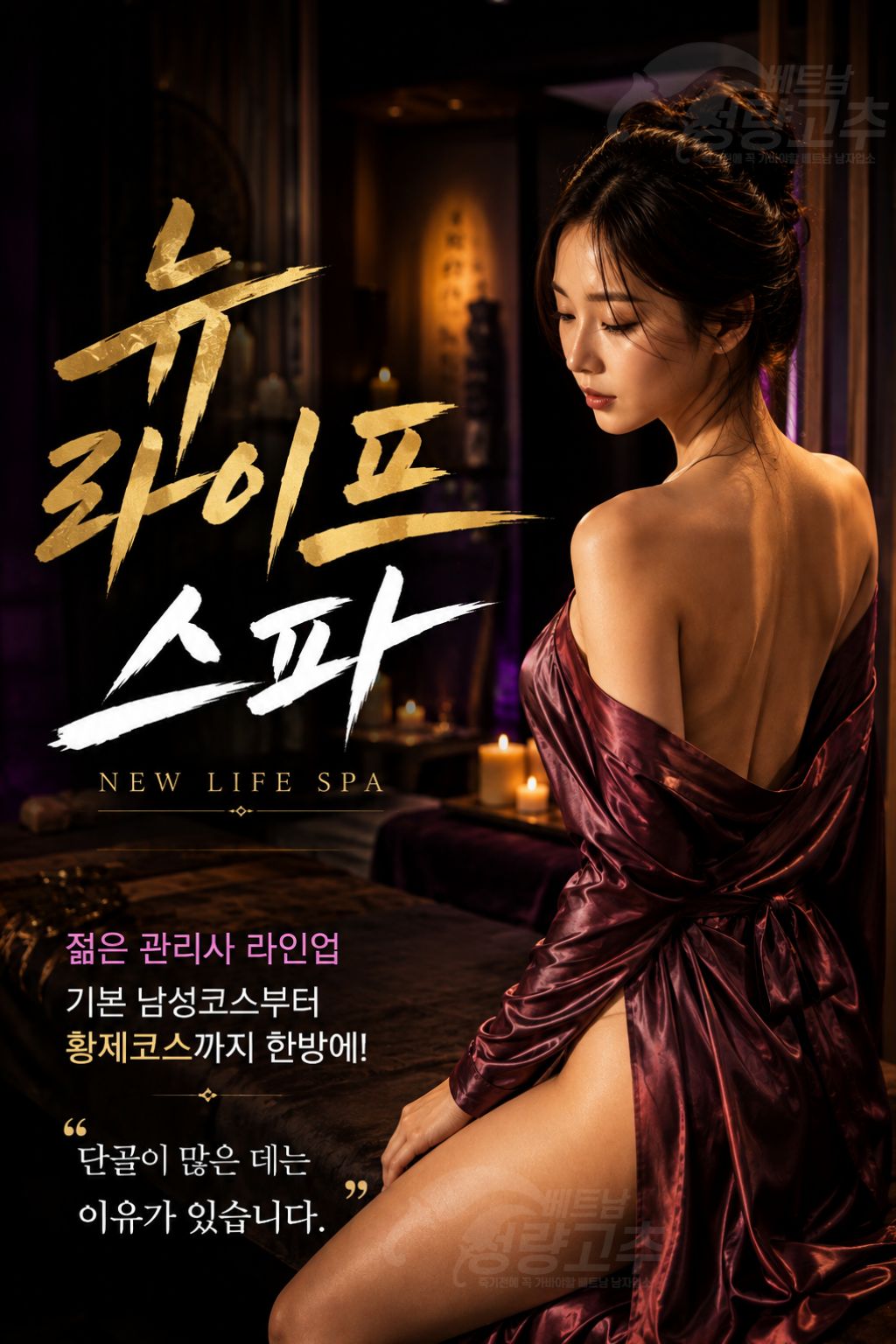 다낭 불건마 남성전용 마사지 문의 방법 및 홍보사진